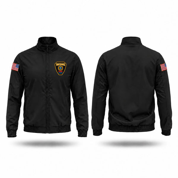 Windbreaker, Wing Rural Fire Protection District, Fire Department, Teamtime, Team time, sublimation, custom sports apparel, team uniforms, spirit wear, spiritwear, sports uniforms, custom shirts, team store, custom team store, fundraiser sports, apparel fundraiser