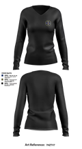 MCPD Albany. 69051575 Women's Long Sleeve V-neck Shirt - 3