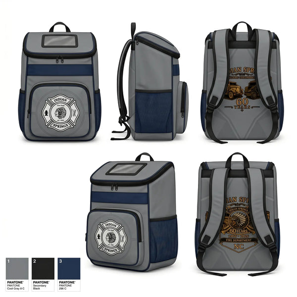 Gear Bag, Indian Springs Volunteer Fire Department, Fire Department, Teamtime, Team time, sublimation, custom sports apparel, team uniforms, spirit wear, spiritwear, sports uniforms, custom shirts, team store, custom team store, fundraiser sports, apparel fundraiser