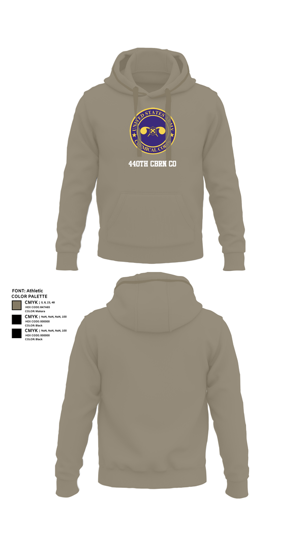 Hoodie, 440th CBRN CO, , Teamtime, Team time, sublimation, custom sports apparel, team uniforms, spirit wear, spiritwear, sports uniforms, custom shirts, team store, custom team store, fundraiser sports, apparel fundraiser