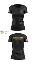 Minnesota State Patrol Women's Short Sleeve V-neck Shirt - 101