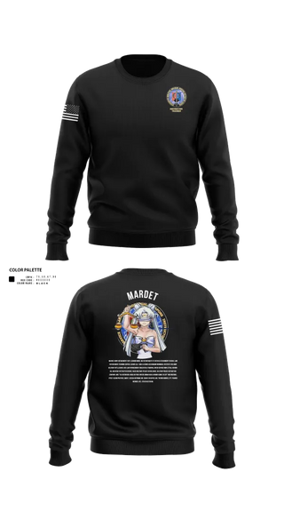 Crew Neck Sweatshirt, Karl & Hedwig Ackermann Memorial Institute for Joint Military Intelligence and Law Enforcement Education & Training at MARDET Fort Leonard Wood, , Teamtime, Team time, sublimation, custom sports apparel, team uniforms, spirit wear, spiritwear, sports uniforms, custom shirts, team store, custom team store, fundraiser sports, apparel fundraiser