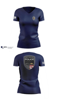 West Richland police 7350534 Women's Short Sleeve V-neck Shirt - 100
