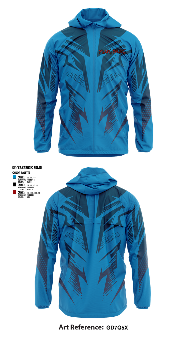 Windbreaker, Ying Tang, Spirit Store, Teamtime, Team time, sublimation, custom sports apparel, team uniforms, spirit wear, spiritwear, sports uniforms, custom shirts, team store, custom team store, fundraiser sports, apparel fundraiser