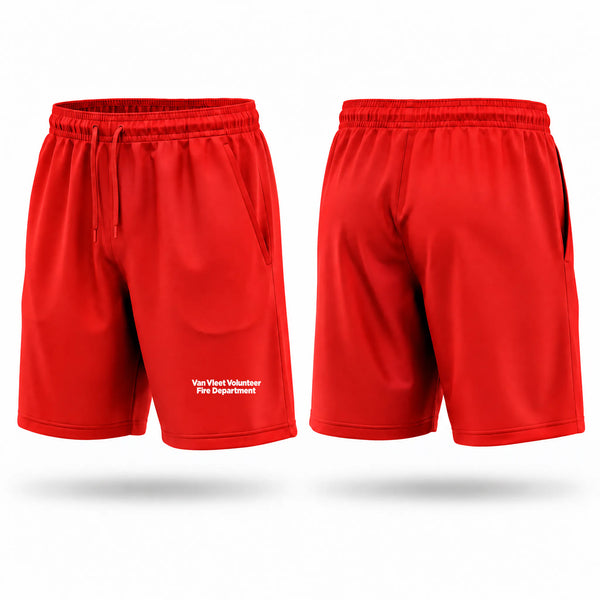 Athletic Shorts With Pockets, Van Vleet Volunteer Fire Department, Fire Department, Teamtime, Team time, sublimation, custom sports apparel, team uniforms, spirit wear, spiritwear, sports uniforms, custom shirts, team store, custom team store, fundraiser sports, apparel fundraiser