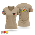 4-319 AFAR, Assassin Battery 49231618 Women's Short Sleeve V-neck Shirt - 1