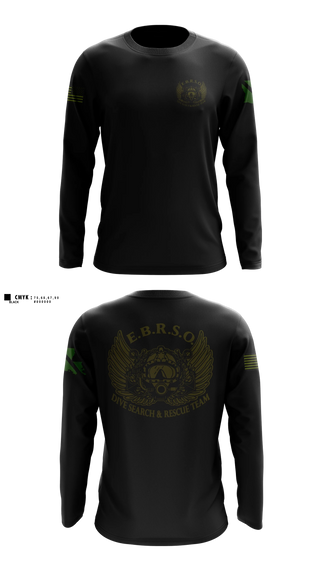 Long Sleeve Performance Shirt, East Baton Rouge Sheriffs Office, Police, Teamtime, Team time, sublimation, custom sports apparel, team uniforms, spirit wear, spiritwear, sports uniforms, custom shirts, team store, custom team store, fundraiser sports, apparel fundraiser