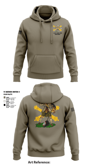 Hoodie, Bravo 1-119th FA, , Teamtime, Team time, sublimation, custom sports apparel, team uniforms, spirit wear, spiritwear, sports uniforms, custom shirts, team store, custom team store, fundraiser sports, apparel fundraiser