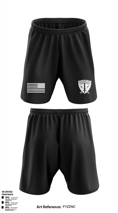 LCSO Special Response Team 95977830 Athletic Shorts With Pockets - 3