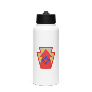 3622 SMC 47785047 Stainless Steel Water Bottle with a Straw Lid