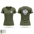 Clinton County SWAT 23887761 Women's Short Sleeve V-neck Shirt - 1