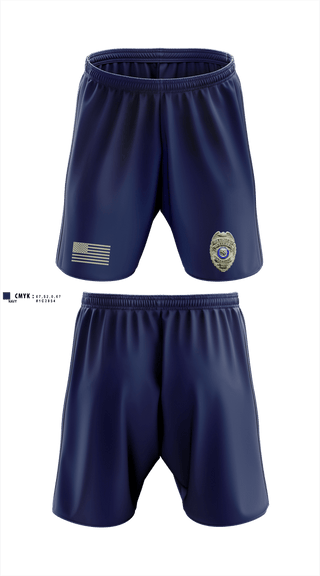 Athletic Shorts With Pockets, Elkton Police Department, Police, Teamtime, Team time, sublimation, custom sports apparel, team uniforms, spirit wear, spiritwear, sports uniforms, custom shirts, team store, custom team store, fundraiser sports, apparel fundraiser