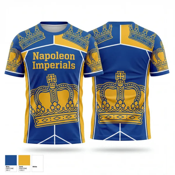 Old School Cotton Feel Shirt, Napoleon Imperials, Wrestling, Teamtime, Team time, sublimation, custom sports apparel, team uniforms, spirit wear, spiritwear, sports uniforms, custom shirts, team store, custom team store, fundraiser sports, apparel fundraiser