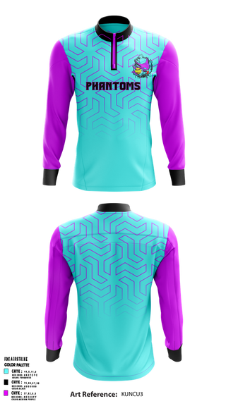 Quarter Zip Jacket, Phantoms, Baseball, Teamtime, Team time, sublimation, custom sports apparel, team uniforms, spirit wear, spiritwear, sports uniforms, custom shirts, team store, custom team store, fundraiser sports, apparel fundraiser