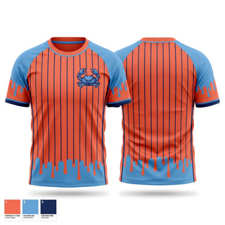 Football Jersey, Back bay blue crabs, Baseball, Teamtime, Team time, sublimation, custom sports apparel, team uniforms, spirit wear, spiritwear, sports uniforms, custom shirts, team store, custom team store, fundraiser sports, apparel fundraiser