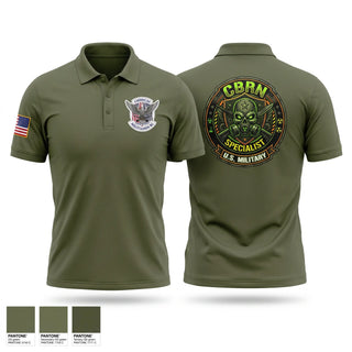 Short Sleeve Performance Polo, CBRN DEVILS, Army, Teamtime, Team time, sublimation, custom sports apparel, team uniforms, spirit wear, spiritwear, sports uniforms, custom shirts, team store, custom team store, fundraiser sports, apparel fundraiser