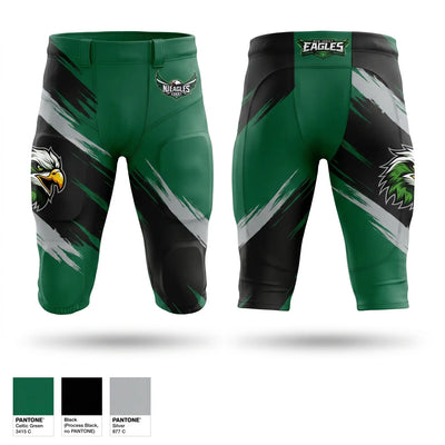 New Jersey Eagles Integrated Football Pants - 1