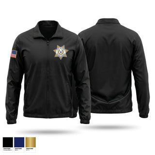 Windbreaker, Gary Job Corps, Police, Teamtime, Team time, sublimation, custom sports apparel, team uniforms, spirit wear, spiritwear, sports uniforms, custom shirts, team store, custom team store, fundraiser sports, apparel fundraiser