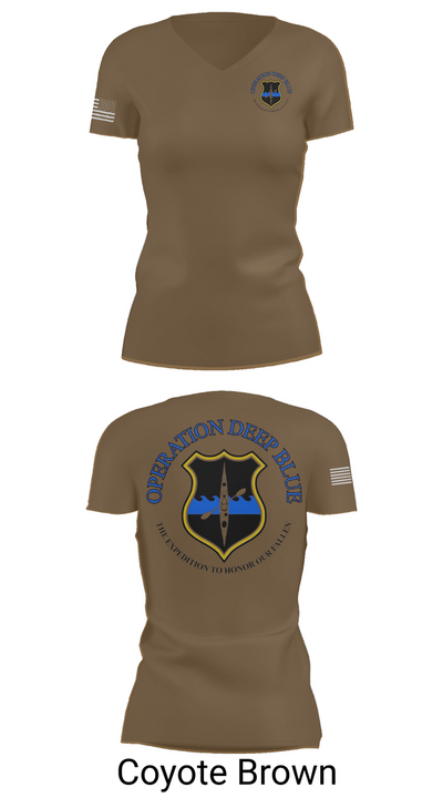 Operation Deep Blue 63620360 Women's Short Sleeve V-neck Shirt - 8