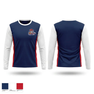 Long Sleeve Performance Shirt, NAVY, Navy, Teamtime, Team time, sublimation, custom sports apparel, team uniforms, spirit wear, spiritwear, sports uniforms, custom shirts, team store, custom team store, fundraiser sports, apparel fundraiser