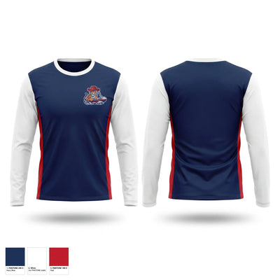 NAVY Long Sleeve Performance Shirt - 1