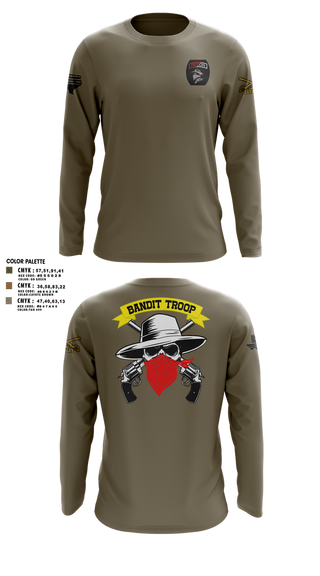 Long Sleeve Performance Shirt, 6-9 bandit troop, , Teamtime, Team time, sublimation, custom sports apparel, team uniforms, spirit wear, spiritwear, sports uniforms, custom shirts, team store, custom team store, fundraiser sports, apparel fundraiser