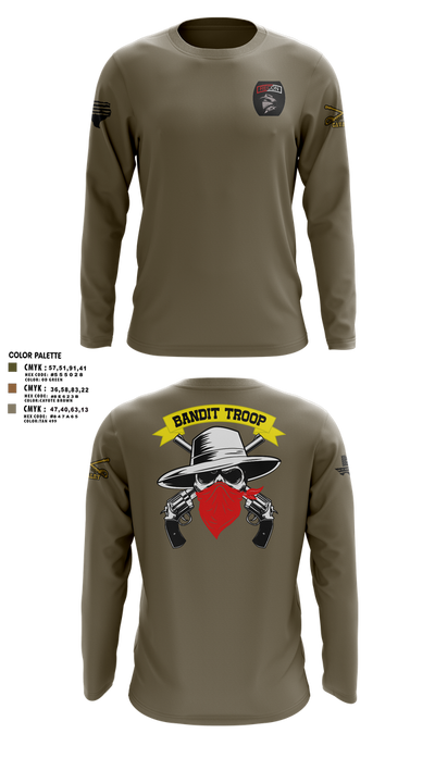 6-9 bandit troop 89460450 Long Sleeve Performance Shirt 3