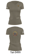 186 MPs 10405340 Women's Short Sleeve V-neck Shirt - 65