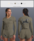 DET 1 HHC 3-116 CAV 15242630 Women's Long Sleeve V-neck Shirt - 2