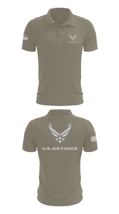 USAF Volunteer 95429734 Short Sleeve Performance Polo - 67