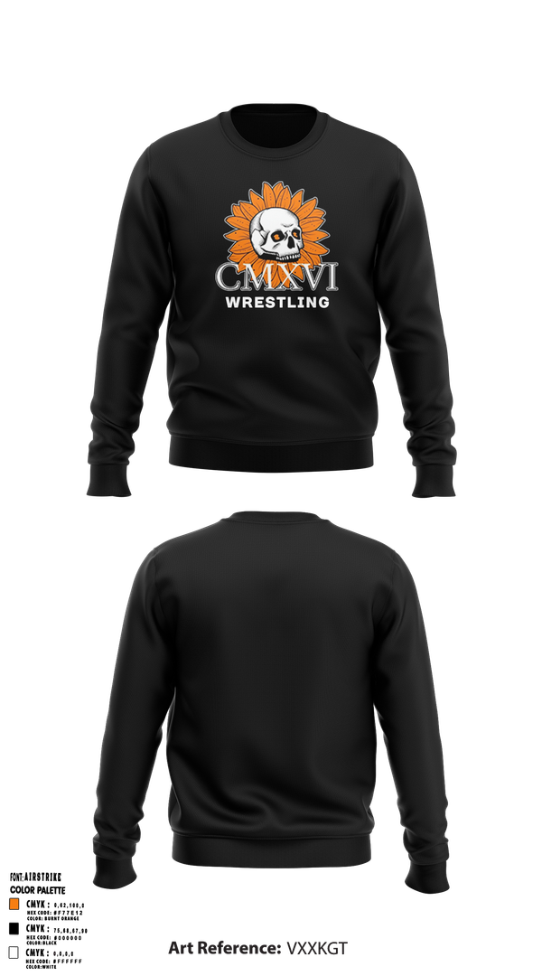 Crew Neck Sweatshirt, Nine 16 Wrestling Club, Wrestling, Teamtime, Team time, sublimation, custom sports apparel, team uniforms, spirit wear, spiritwear, sports uniforms, custom shirts, team store, custom team store, fundraiser sports, apparel fundraiser