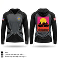 Long Beach Auxiliary Police Department Women's Long Sleeve V-neck Shirt - 1