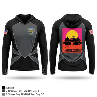 Womens Long Sleeve Vneck Shirt, Long Beach Auxiliary Police Department, Police, Teamtime, Team time, sublimation, custom sports apparel, team uniforms, spirit wear, spiritwear, sports uniforms, custom shirts, team store, custom team store, fundraiser sports, apparel fundraiser