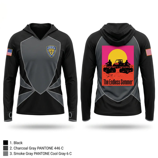 Womens Long Sleeve Vneck Shirt, Long Beach Auxiliary Police Department, Police, Teamtime, Team time, sublimation, custom sports apparel, team uniforms, spirit wear, spiritwear, sports uniforms, custom shirts, team store, custom team store, fundraiser sports, apparel fundraiser