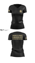 Marinette County Sheriff’s Office 81421432 Women's Short Sleeve V-neck Shirt - 5