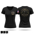 Madigan pharmacy colts 94868013 Women's Short Sleeve V-neck Shirt - 1