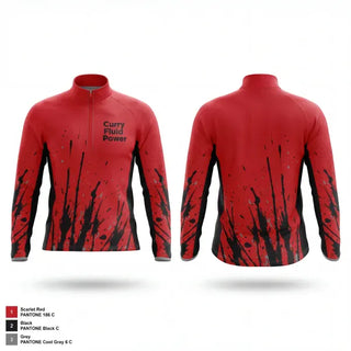 Quarter Zip Jacket, Curry Fluid Power, Softball, Teamtime, Team time, sublimation, custom sports apparel, team uniforms, spirit wear, spiritwear, sports uniforms, custom shirts, team store, custom team store, fundraiser sports, apparel fundraiser