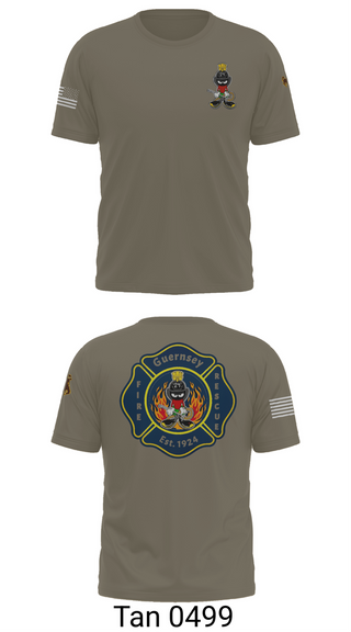 Old School Cotton Feel Shirt, Guernsey Fire & Rescue, , Teamtime, Team time, sublimation, custom sports apparel, team uniforms, spirit wear, spiritwear, sports uniforms, custom shirts, team store, custom team store, fundraiser sports, apparel fundraiser