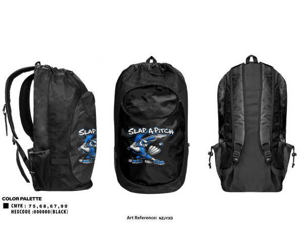 Gear Bag, Slap a pitch, Softball, Teamtime, Team time, sublimation, custom sports apparel, team uniforms, spirit wear, spiritwear, sports uniforms, custom shirts, team store, custom team store, fundraiser sports, apparel fundraiser
