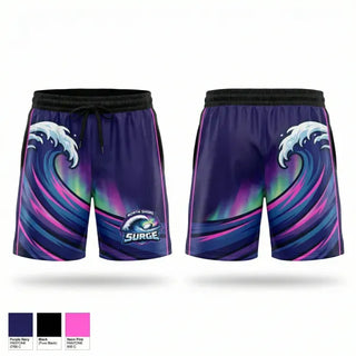 Athletic Shorts With Pockets, North Shore Surge, Rugby, Teamtime, Team time, sublimation, custom sports apparel, team uniforms, spirit wear, spiritwear, sports uniforms, custom shirts, team store, custom team store, fundraiser sports, apparel fundraiser