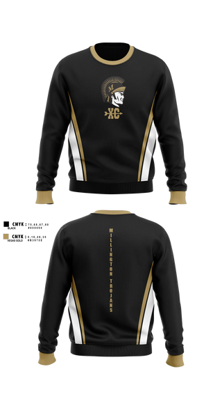 Crew Neck Sweatshirt, Millington Central High School Cross Country, Cross Country, Teamtime, Team time, sublimation, custom sports apparel, team uniforms, spirit wear, spiritwear, sports uniforms, custom shirts, team store, custom team store, fundraiser sports, apparel fundraiser