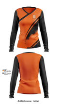 Ogden High School Cheer 33562442 Women's Long Sleeve V-neck Shirt - 43
