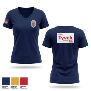 Womens Short Sleeve Vneck Shirt, City of Lake Geneva Police Department, Police, Teamtime, Team time, sublimation, custom sports apparel, team uniforms, spirit wear, spiritwear, sports uniforms, custom shirts, team store, custom team store, fundraiser sports, apparel fundraiser