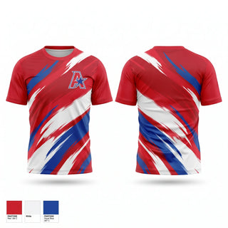 Soft Poly Tee Cotton Like Feel, All American, Baseball, Teamtime, Team time, sublimation, custom sports apparel, team uniforms, spirit wear, spiritwear, sports uniforms, custom shirts, team store, custom team store, fundraiser sports, apparel fundraiser