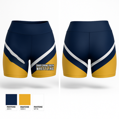 Shady Spring Youth Wrestling 34332904 Women's Compression Shorts - 1
