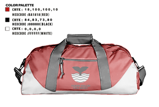 Duffle Bag, Pierson Whalers Field Hockey, Field Hockey, Teamtime, Team time, sublimation, custom sports apparel, team uniforms, spirit wear, spiritwear, sports uniforms, custom shirts, team store, custom team store, fundraiser sports, apparel fundraiser