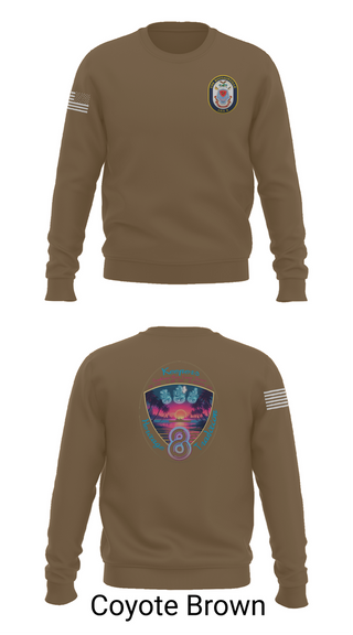Crew Neck Sweatshirt, USS Bougainville CPO, , Teamtime, Team time, sublimation, custom sports apparel, team uniforms, spirit wear, spiritwear, sports uniforms, custom shirts, team store, custom team store, fundraiser sports, apparel fundraiser