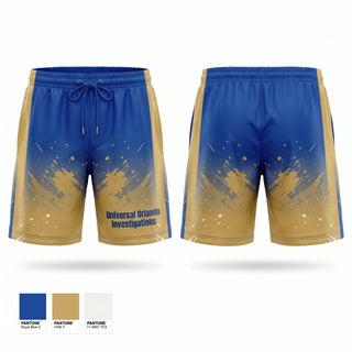 Athletic Shorts With Pockets, Universal Orlando Investigations, , Teamtime, Team time, sublimation, custom sports apparel, team uniforms, spirit wear, spiritwear, sports uniforms, custom shirts, team store, custom team store, fundraiser sports, apparel fundraiser