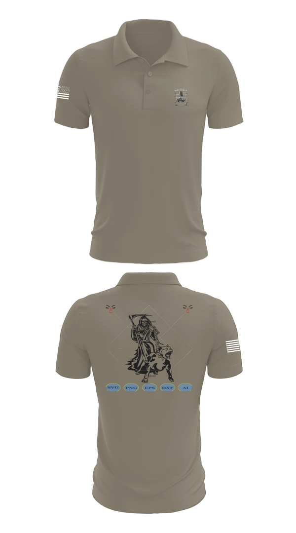 Short Sleeve Performance Polo, 204th MDP, Army, Teamtime, Team time, sublimation, custom sports apparel, team uniforms, spirit wear, spiritwear, sports uniforms, custom shirts, team store, custom team store, fundraiser sports, apparel fundraiser