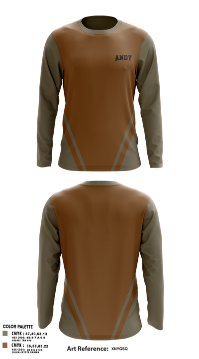 Andy 81168012 Long Sleeve Performance Shirt 1